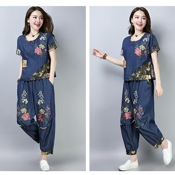 Ethnic Wear In Fashion - Ethnic Style plus Size Women's Suit
