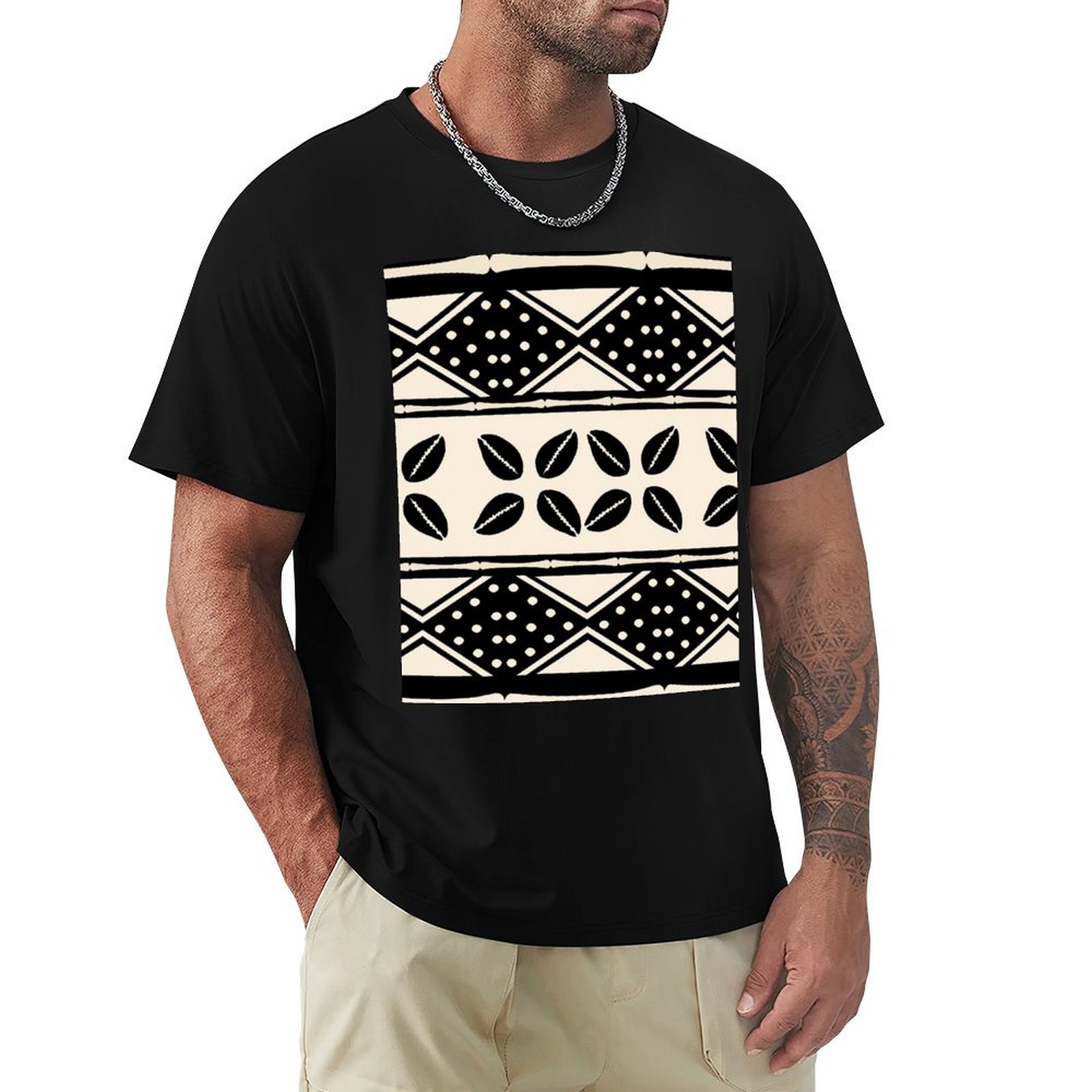 African abstract mud cloth pat - огляд і ціна Mudcloth Print Top