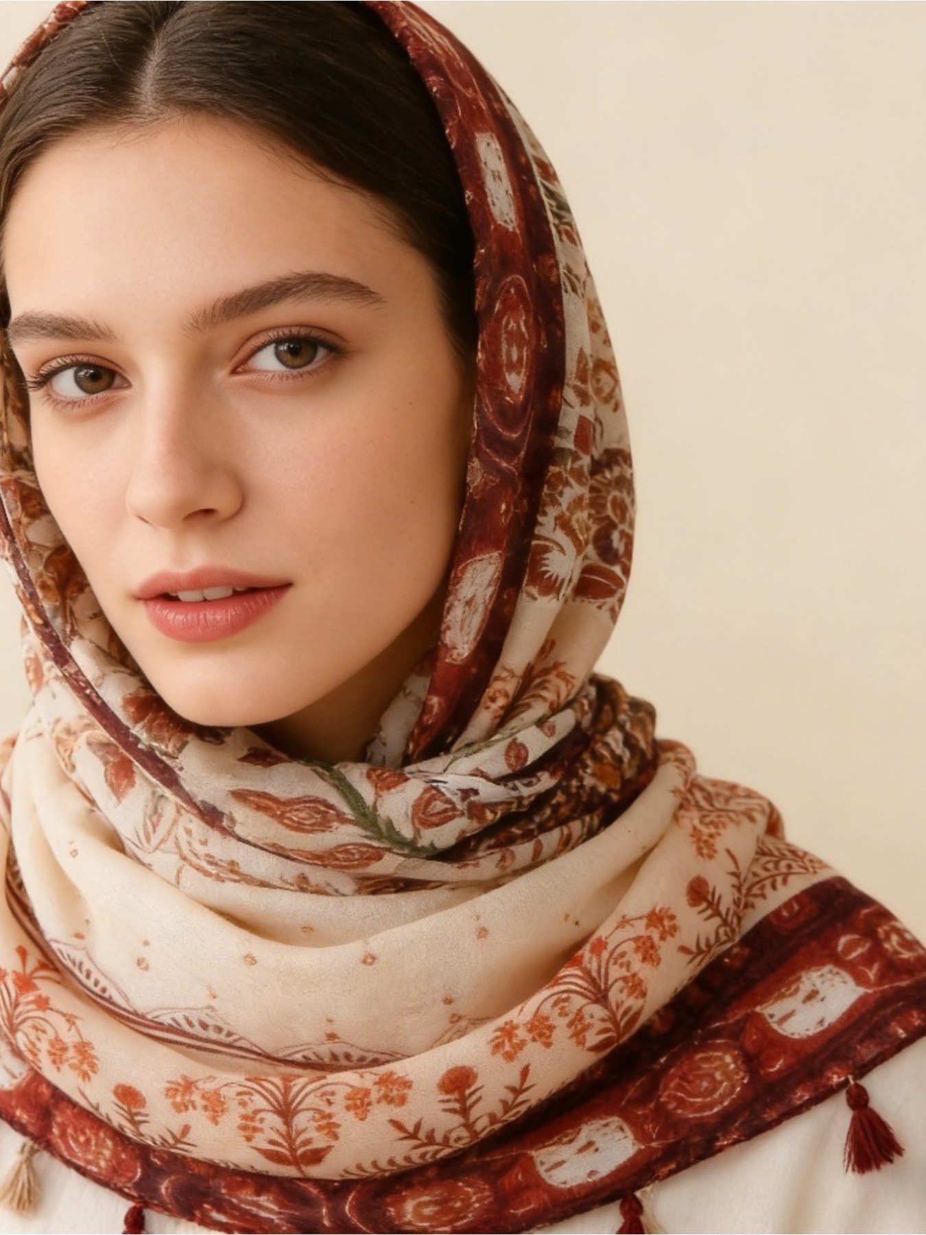 1Pc French retro printing atmo - огляд і ціна Go Ethnic Fashion