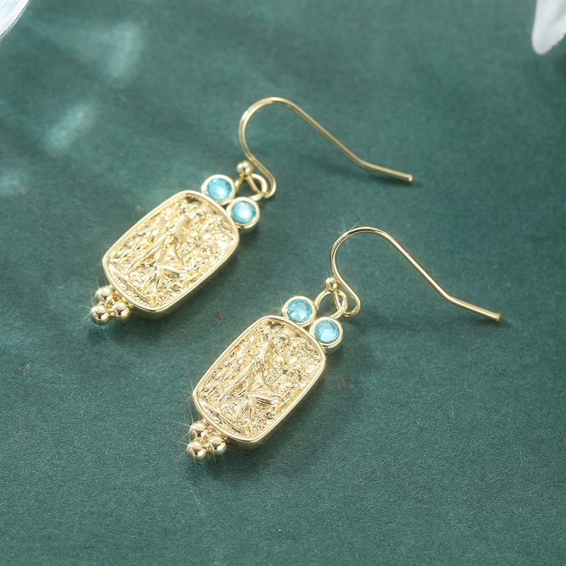 Vintage Inlaid Sea Blue CZ Dan - огляд і ціна Ethnic Wear In Fashion