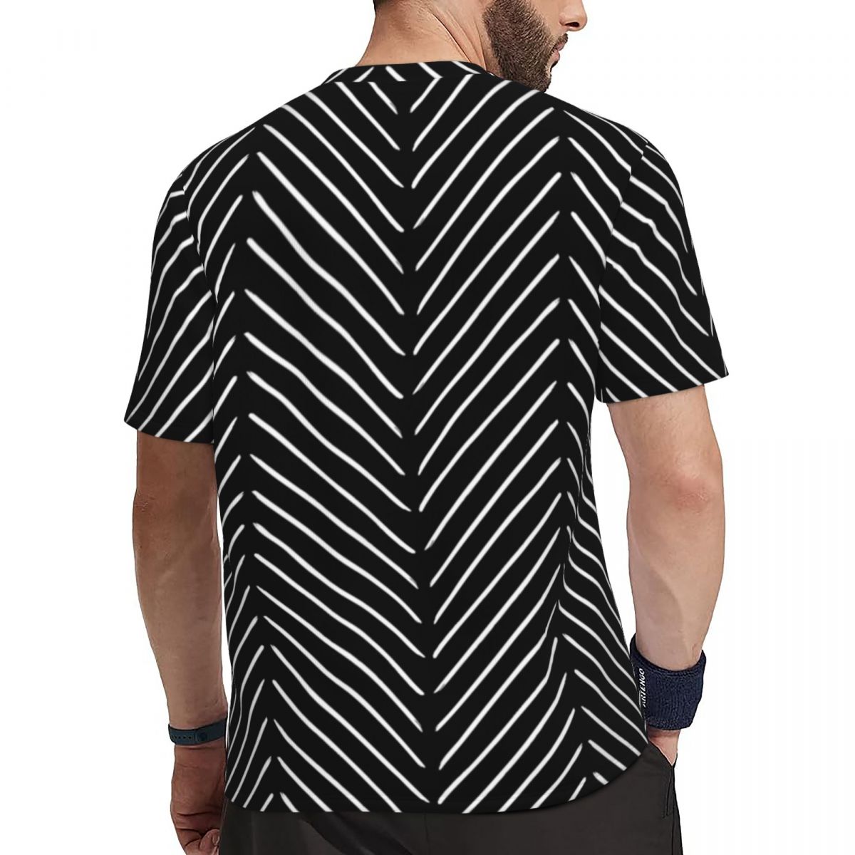 Sportswear T-Shirt Male Retro  - огляд і ціна Mudcloth Print Top