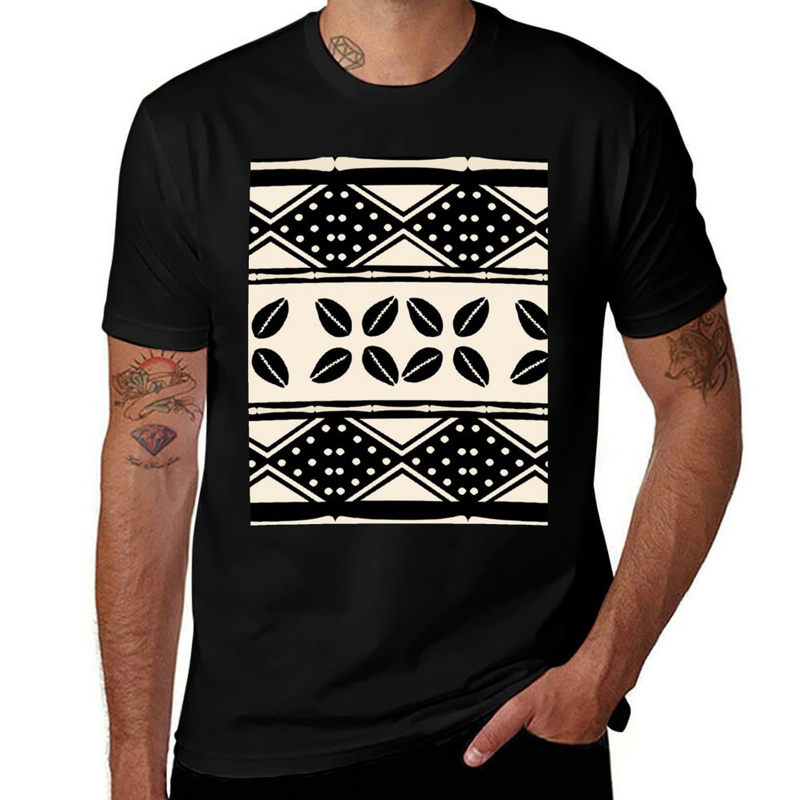 African abstract mud cloth pat - огляд і ціна Mudcloth Print Top