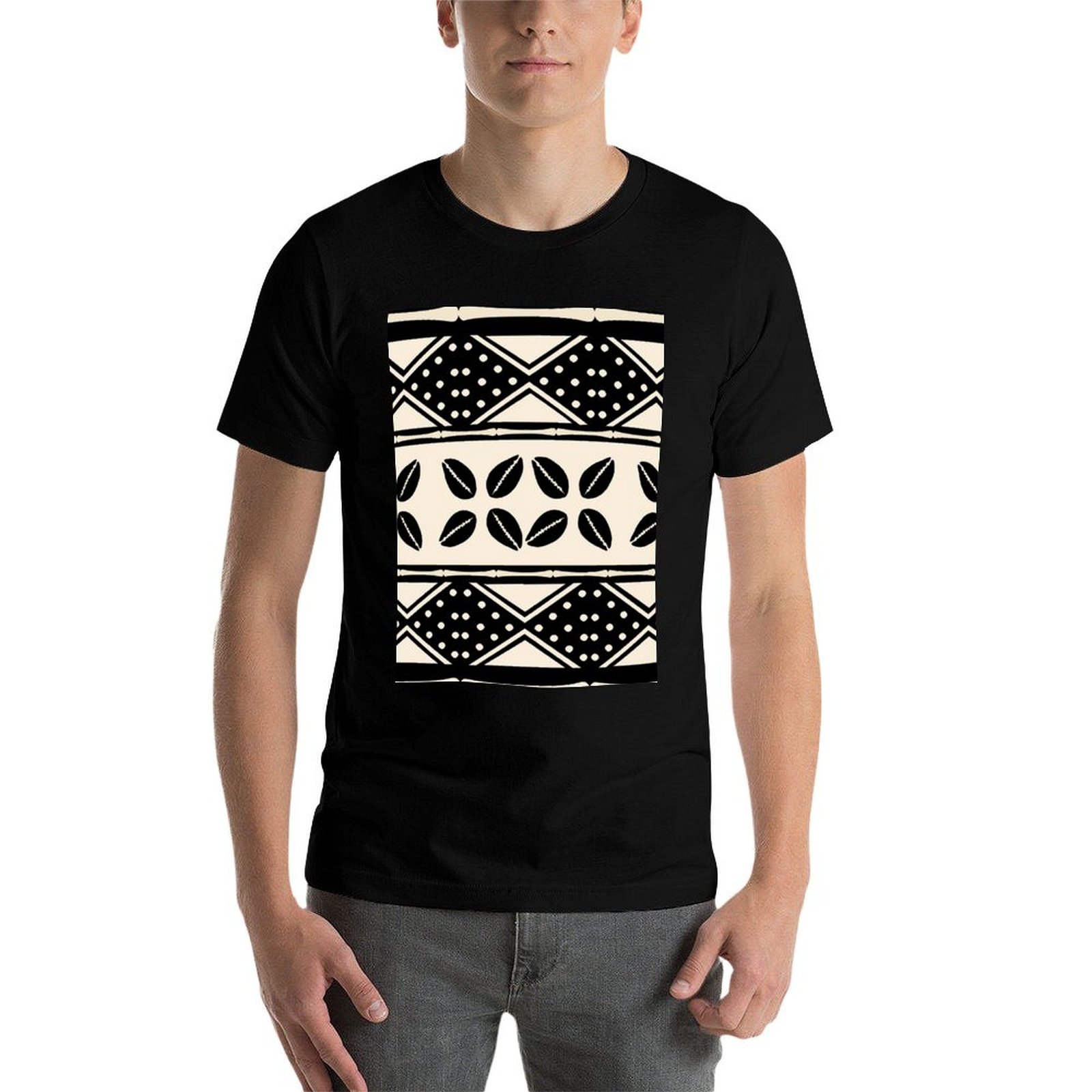 African abstract mud cloth pat - огляд і ціна Mudcloth Print Top