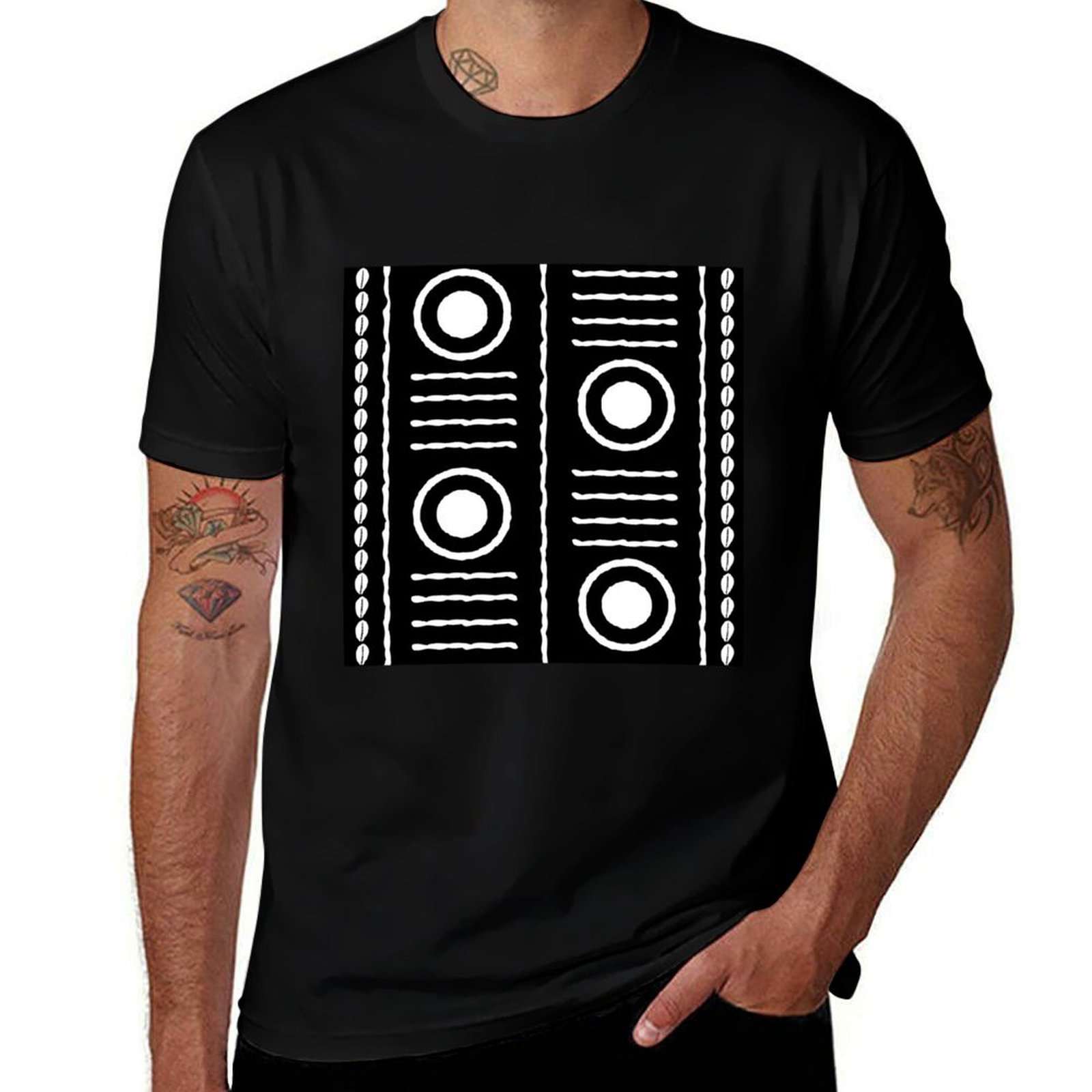 Traditional African Mud Cloth  - огляд і ціна Mudcloth Print Top
