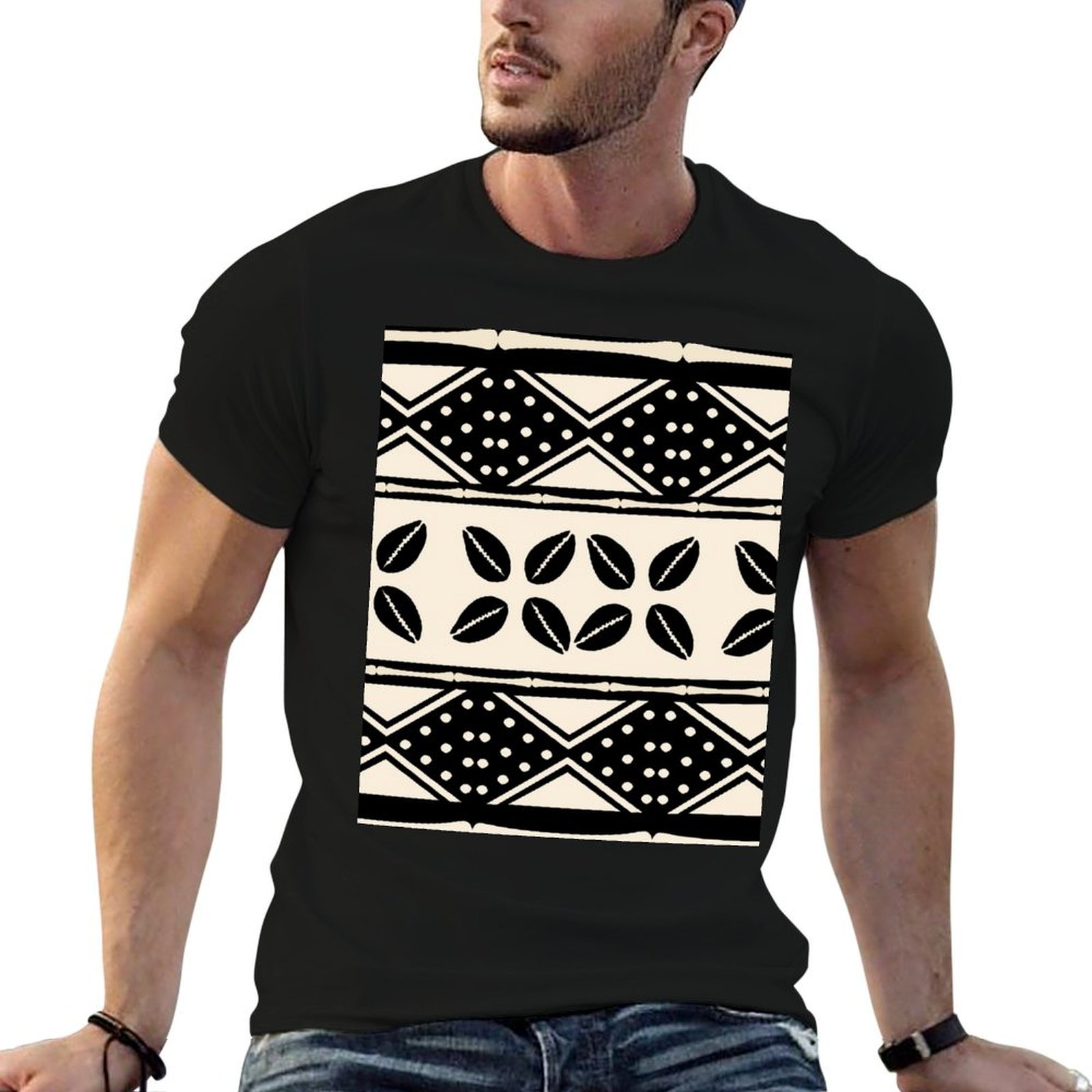 African abstract mud cloth pat - огляд і ціна Mudcloth Print Top