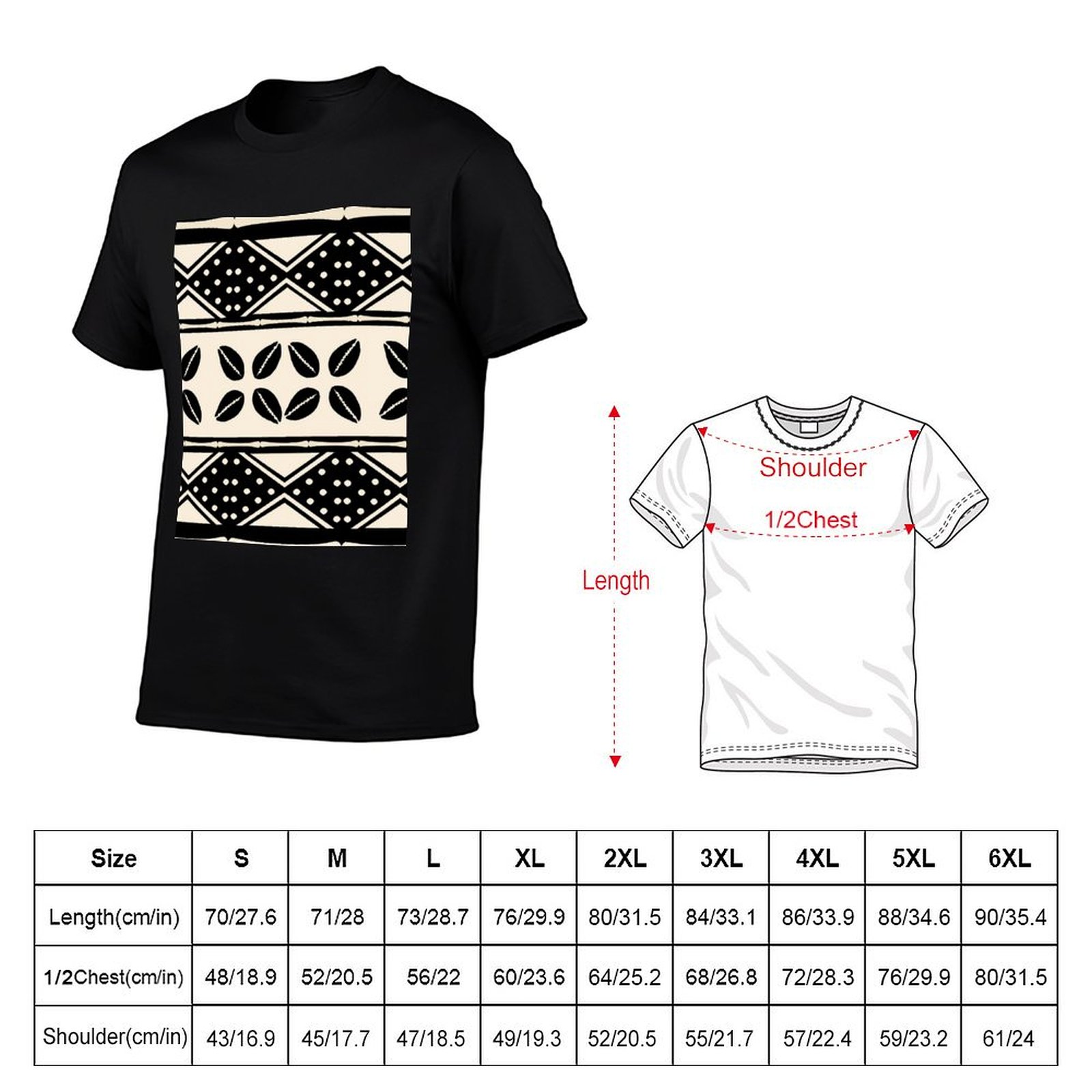 African abstract mud cloth pat - огляд і ціна Mudcloth Print Top
