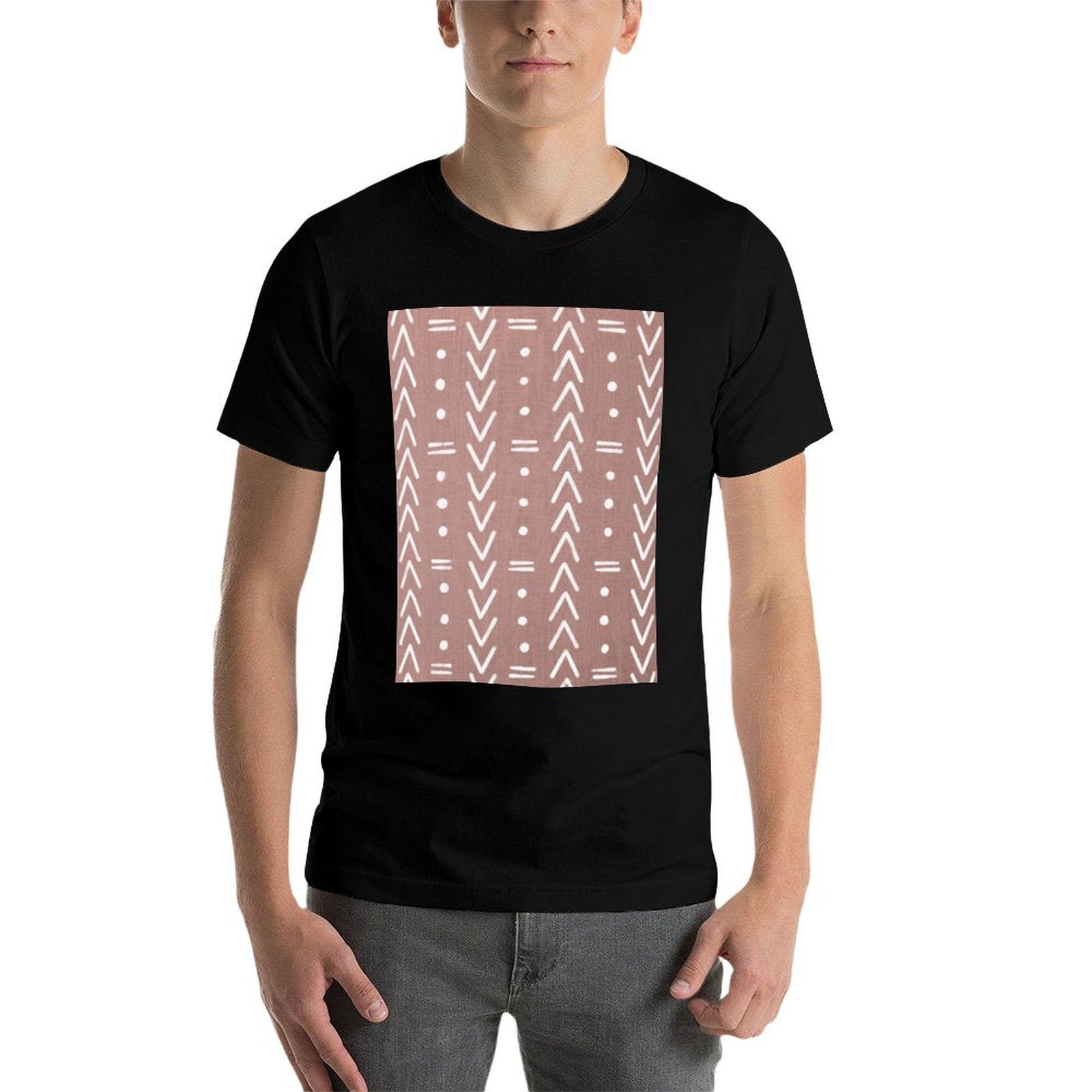 Mudcloth White Geometric Shape - огляд і ціна Mudcloth Print Top