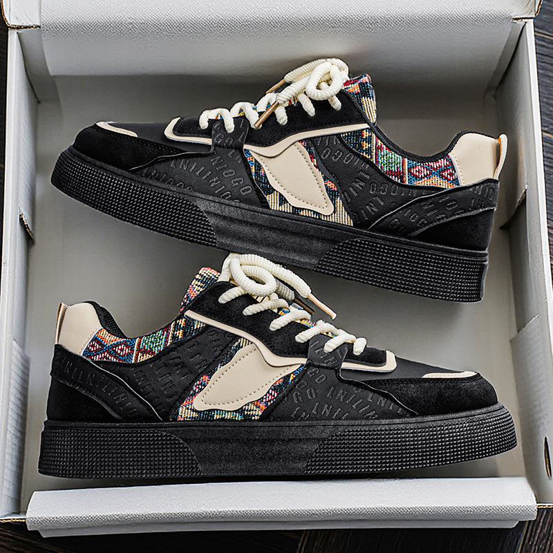 Men's Vintage Patchwork Platfo - огляд і ціна Ethnic Fashion Walk