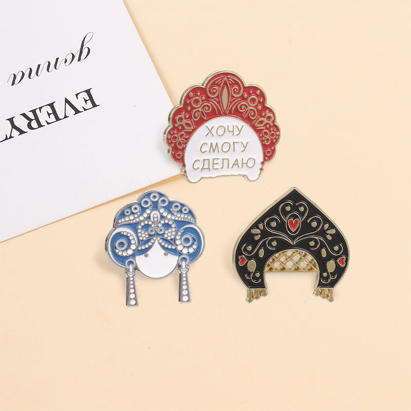 Russian Kokoshnik Enamel Pins  - огляд і ціна Ethnic Fashion Quotes