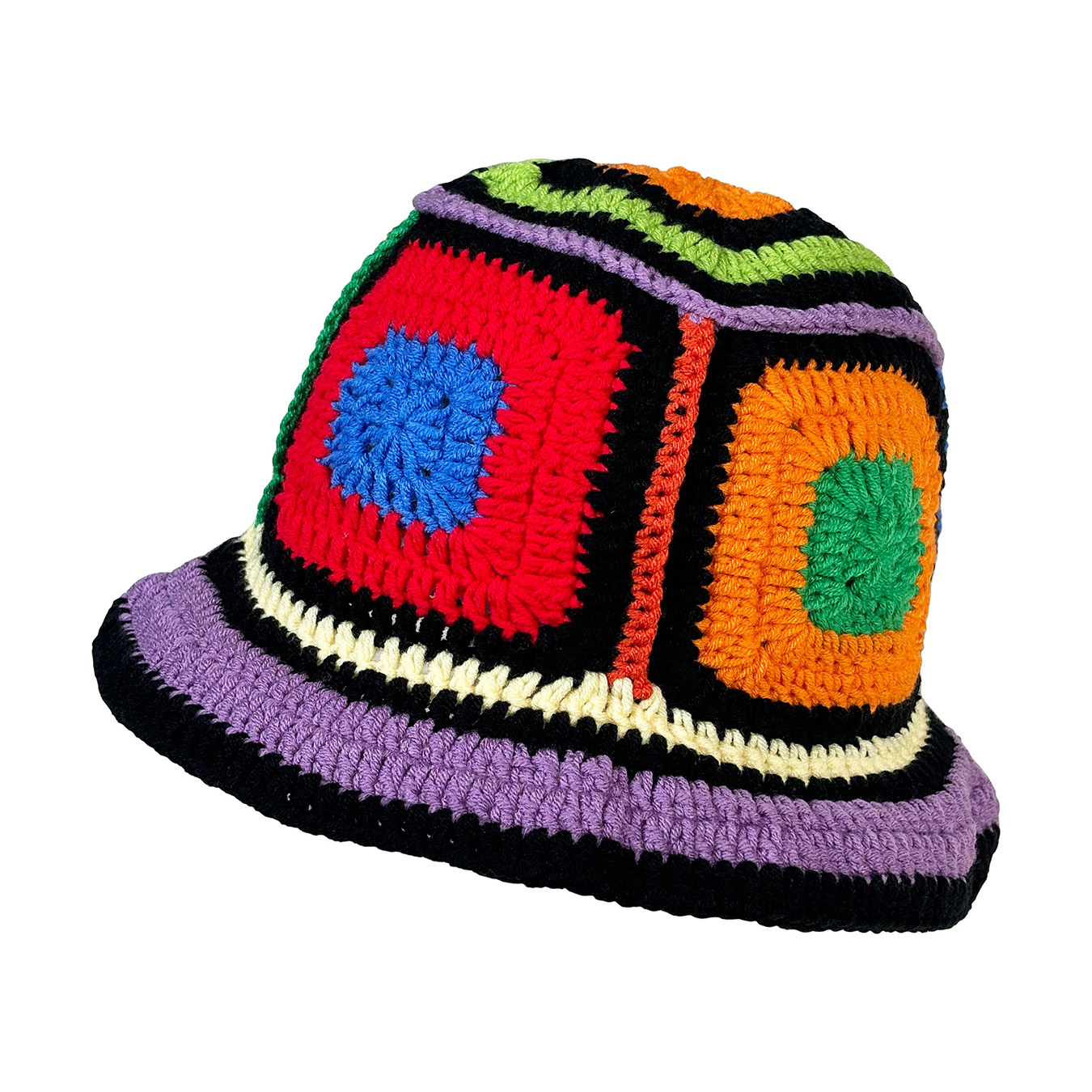 Purple-Edged Zuma Hat, Hand-Kn - огляд і ціна Go Ethnic Fashion