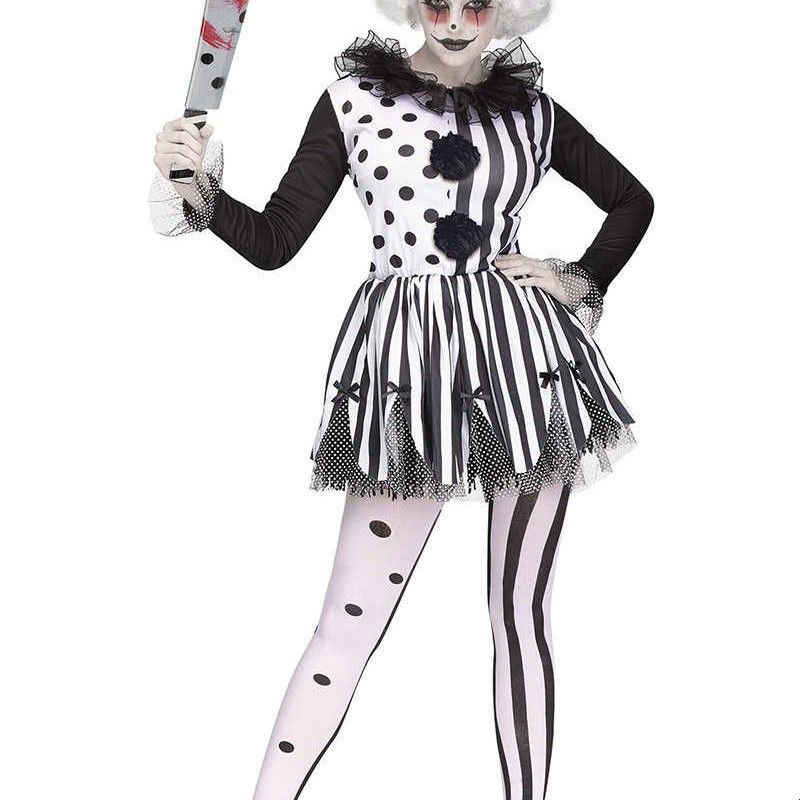 New Black And White Clown Dres - огляд і ціна Ethnic Wear In Fashion