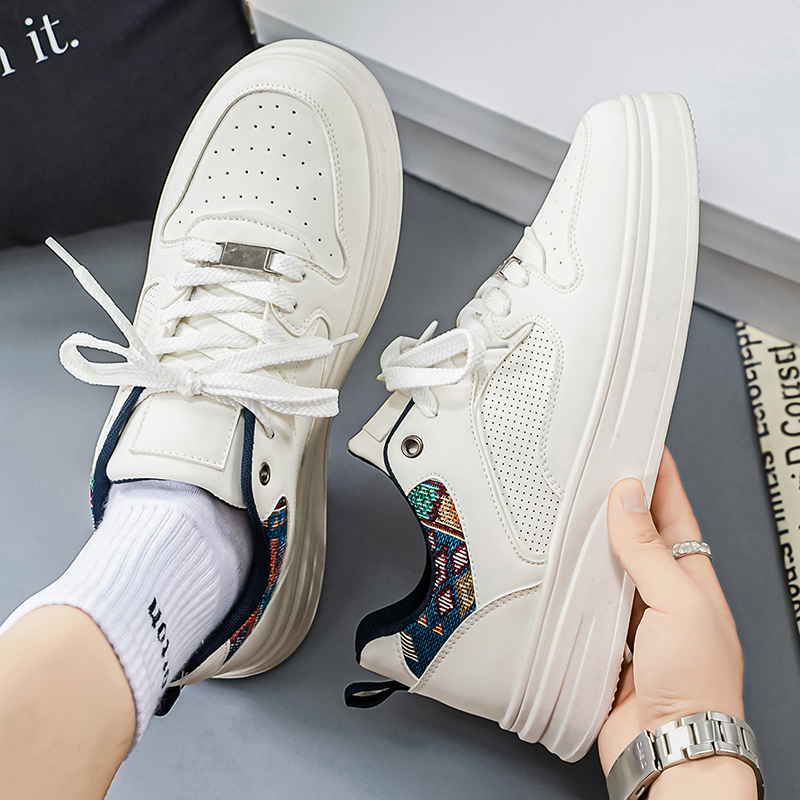 Men's White Platform Skate Sho - огляд і ціна Ethnic Fashion Walk